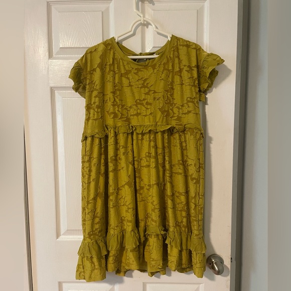 Anthropologie ruffle knit mini dress - Picture 5 of 11